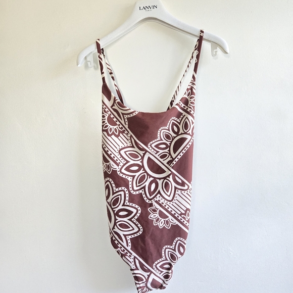 New Aerie Maillot Print One Piece Swimsuit NWOT - Picture 4 of 8